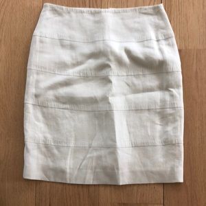 White skirt
